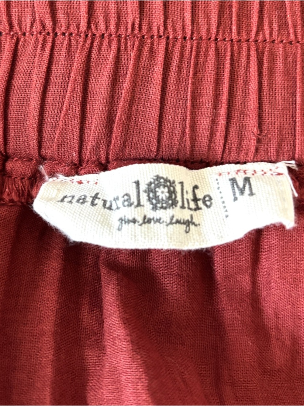 Natural Life Ariella Maxi Tiered Skirt Rust Brown Size M - Picture 13 of 14